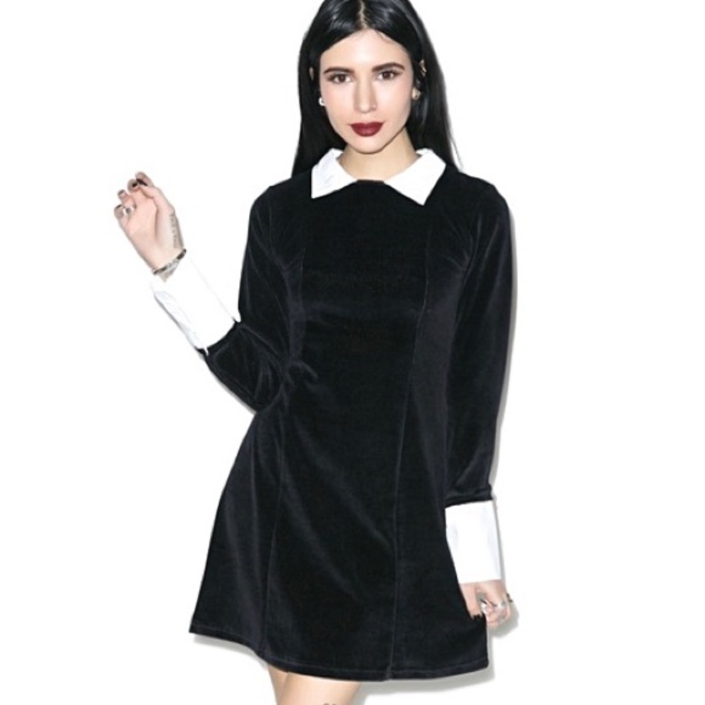 Killstar Wednesday Addams velvet dress